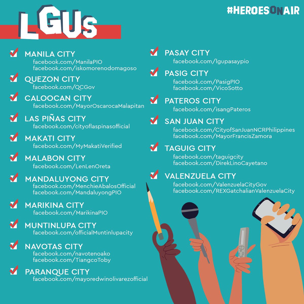 LetranSCRIBE's tweet image. KNOW WHERE TO GET YOUR FACTS

To avoid mass hysteria and disinformation online, listed below are the following credible news outlets and health agencies reporting and giving updates regarding the COVID-19 pandemic. 

Know the facts, check your facts.
#DrivetoScribe
#WritingLegacy