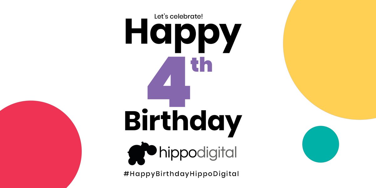 Hippo is 4 today!

#HappyBirthdayHippoDigital