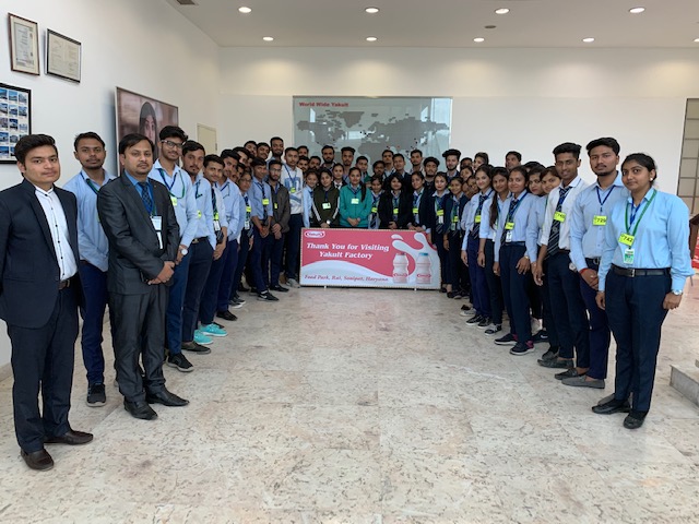 dewangrp's tweet photo. DIMS BBA organized an industrial visit to Yakult Danone India pvt ltd(a joint venture of Japanese and French Company endorsed by Shilpa Shetty), Sonepat on 5th march 2020.
#dvsgi #dewangroup #meerut #dims #BBA #IndustrialVisit https://t.co/2f7l3w2TZD