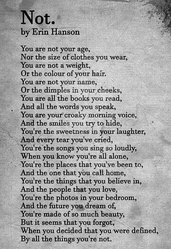Took a little break from the school curriculum today to read this gorgeous poem. Kids want to print and frame it. 💕💕 #Homeschooling2020 #MentalHealthAwareness