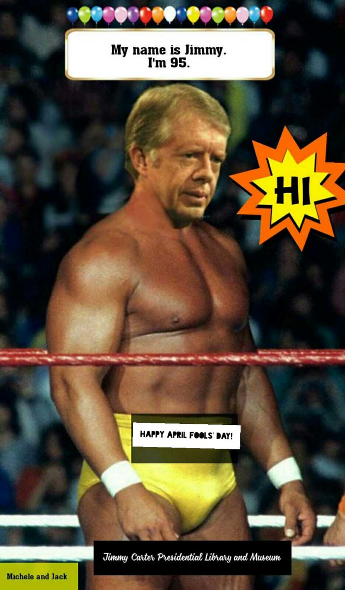 peanut_brigade's tweet photo. Breaking: Jimmy is tanned, rested and ready. #Jimmy2020 #RunJimmyRun
Happy #Aprilfoolsday2020 to the Jimmy Carter Presidential Library and Museum. Have fun! 😉 @CarterLibrary!
Michele and Jack 😎 https://t.co/0Dja3oAm81