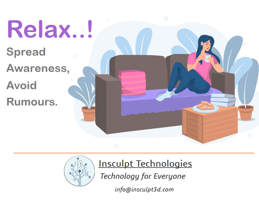 InsculptT's tweet photo. This April fool, avoid rumors, spread awareness and stay careful to keep yourself and everyone safe from Coronavirus. Don't panick and make hasty mistakes as it may provoke virus outbreak. Relax &amp; be responsible!

#noaprilfool #norumors #covid19 #indiafightscorona  #stayhome https://t.co/qbQYJlU3NN