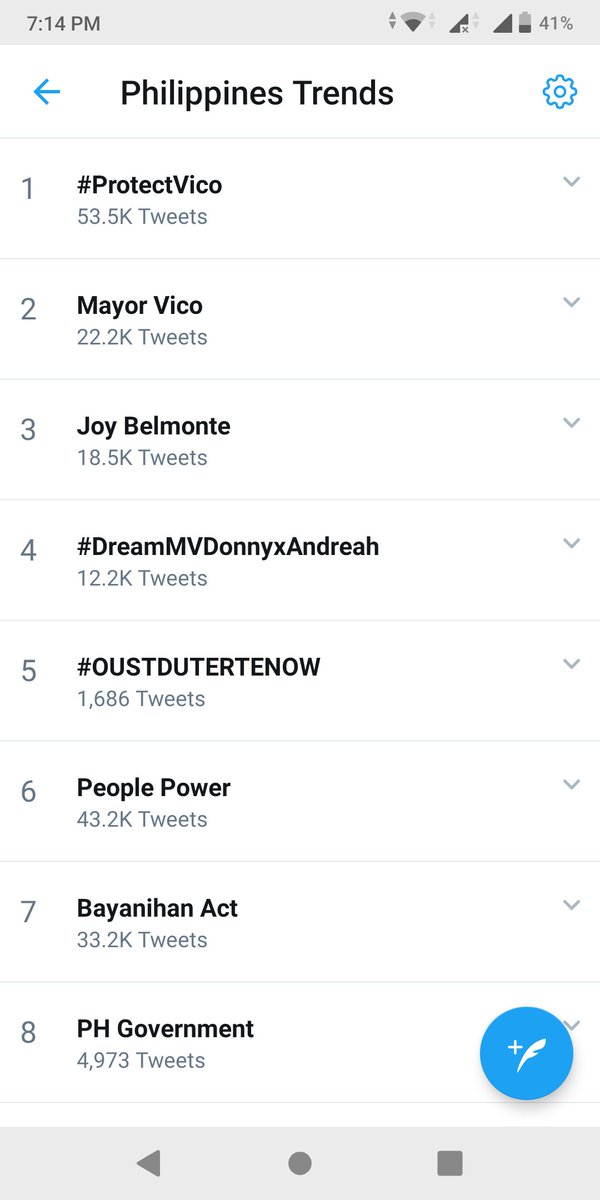 lancead's tweet photo. "Do you hear the people sing"
#ProtectVico 
Mayor Vico
#OUSTDUTERTENOW 
People Power
Bayanihan Act
Ph Government

What does the trend say?
Filipinos are fed up!... https://t.co/a6eXO737Hg