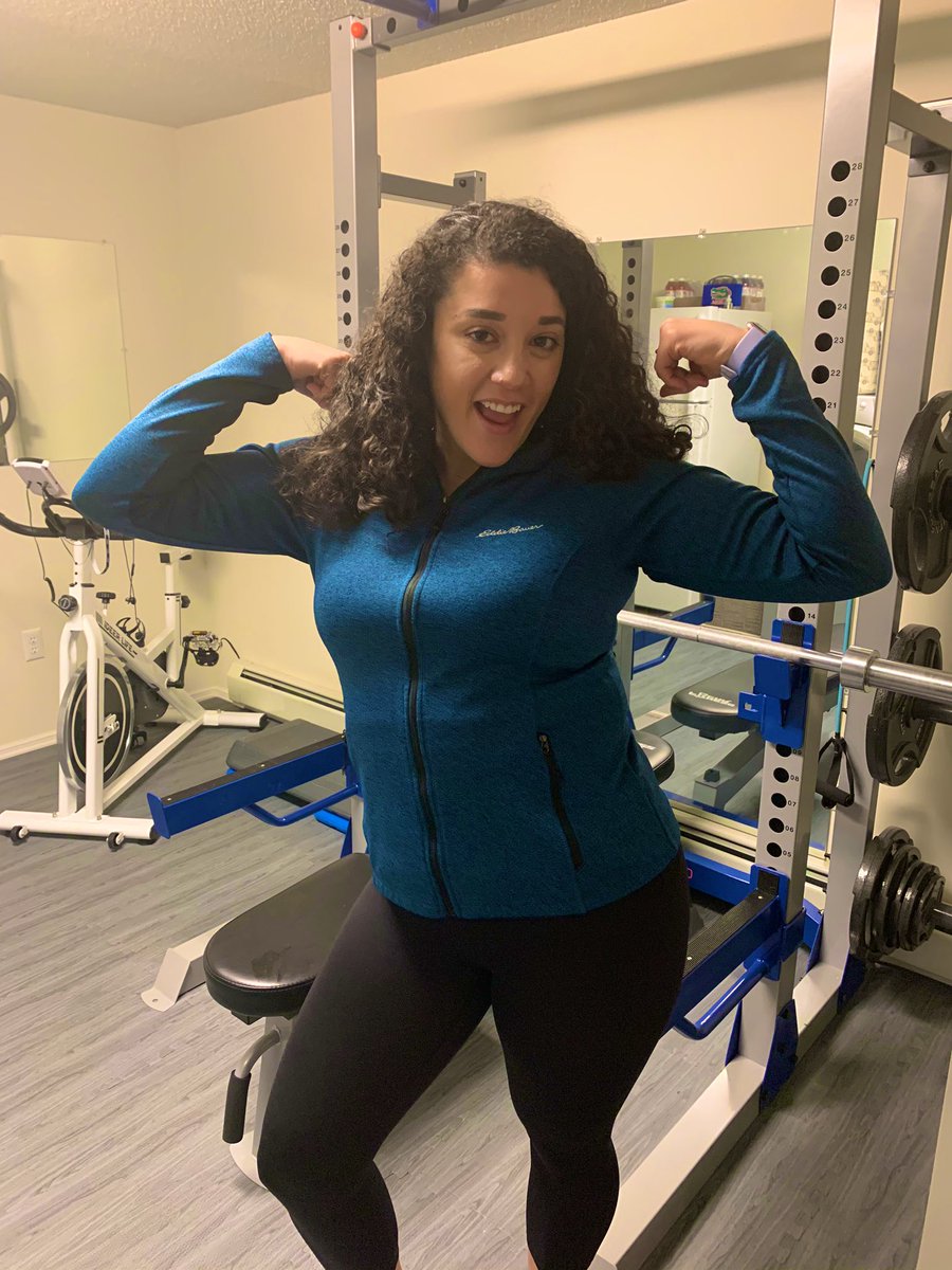 Serving 1/2 Sporty 1/2 Scary Spice for virtual spirit week! #WorkoutWednesday #BMSThePlace2B <a href="/BeekmantownCSD/">Beekmantown CSD</a>