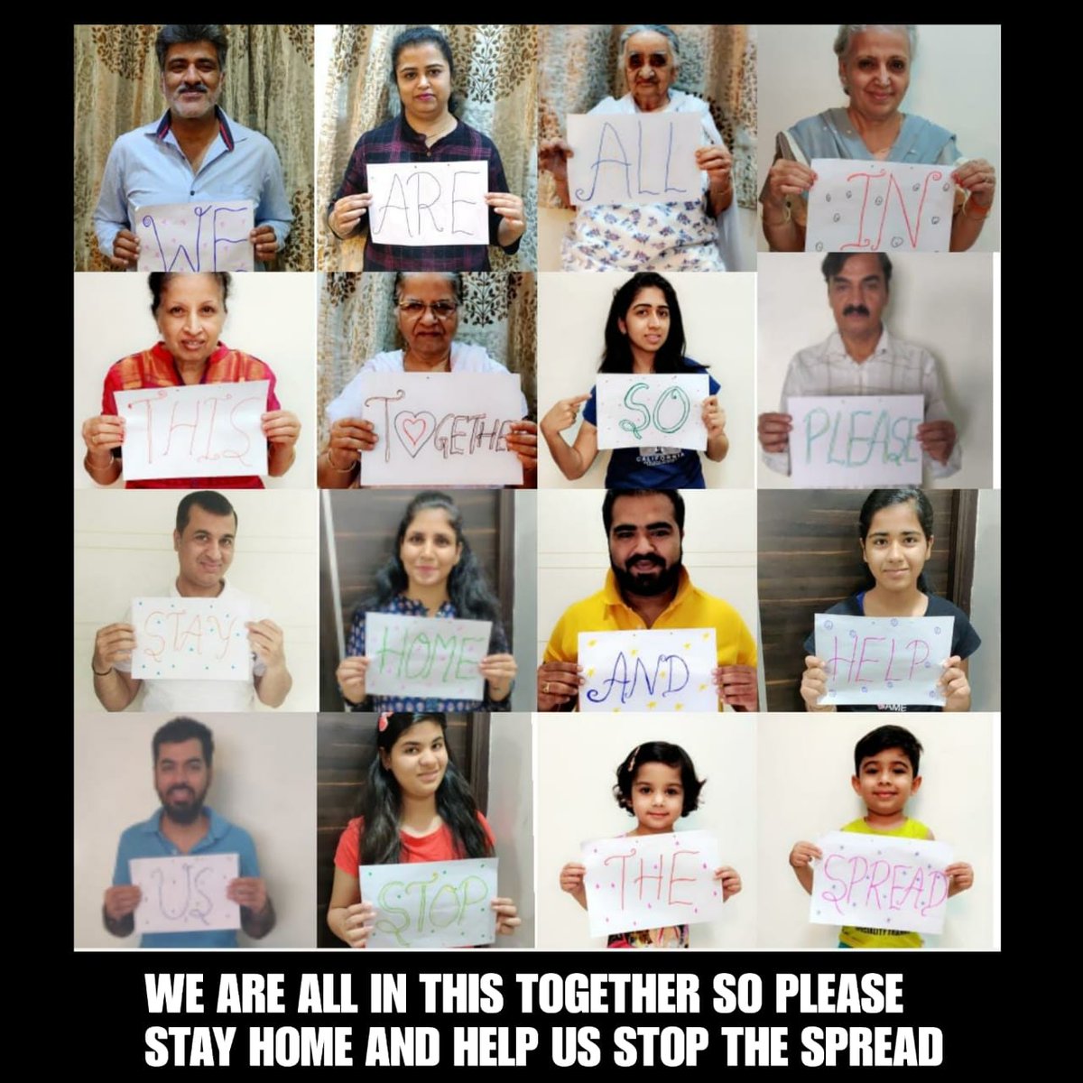 mayuriailani's tweet photo. Together we fight coronavirus by staying at home. #coronavirus #COVID #Covid_19india #COVID19 
   @narendramodi @PMOIndia https://t.co/oCnNoQm7Fx
