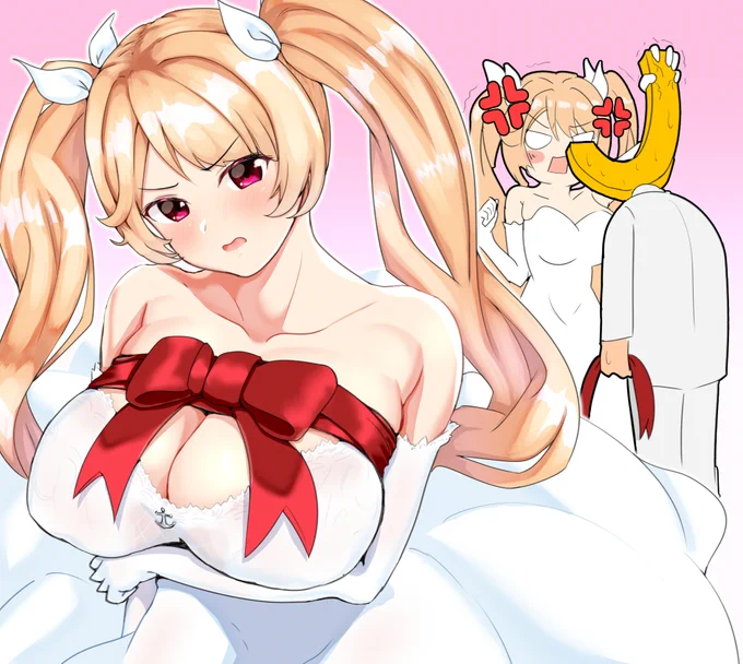 普段ツンツンしてるのにエイプリルフールのおっぱいリボンプレイに付き合ってくれるネルソンほんとすき
#アズレン #アズールレーン #AzurLane #碧蓝航线 #ネルソン 