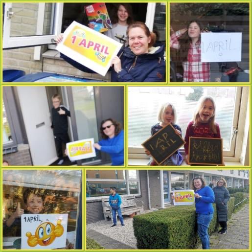 obscaleidoscoop's tweet photo. Huiswerk voor het raam? 1 april! #grapje#1april#watisiedereengoedbezig https://t.co/3eKI21Mm0m