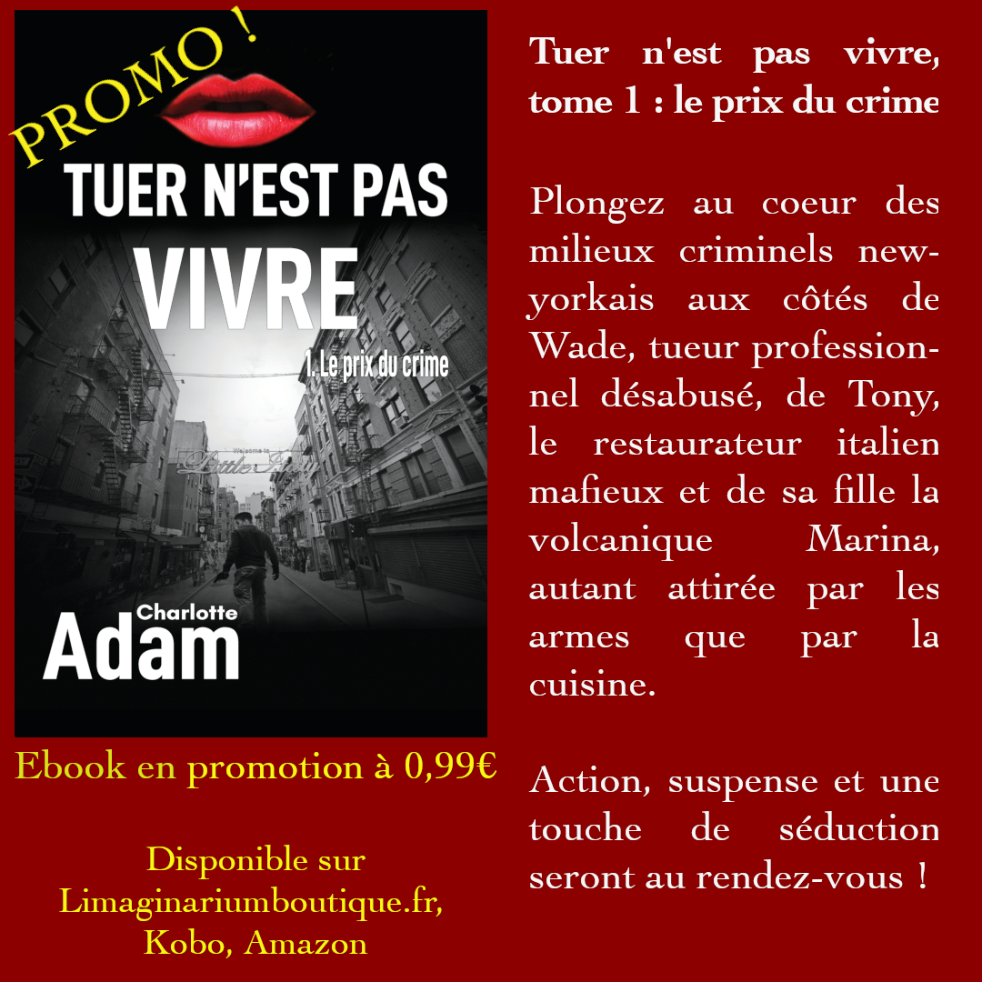 C_Adam_Auteur's tweet photo. Amateurs de thrillers, de suspense, d'action et de rebondissements, si une plongée dans les milieux mafieux new-yorkais en compagnie d'un tueur professionnel et d'une volcanique Italienne vous tente, le tome 1  de la série "Tuer n'est pas vivre" est à découvrir en promo à 0,99€ https://t.co/MJ3cOpIGMr