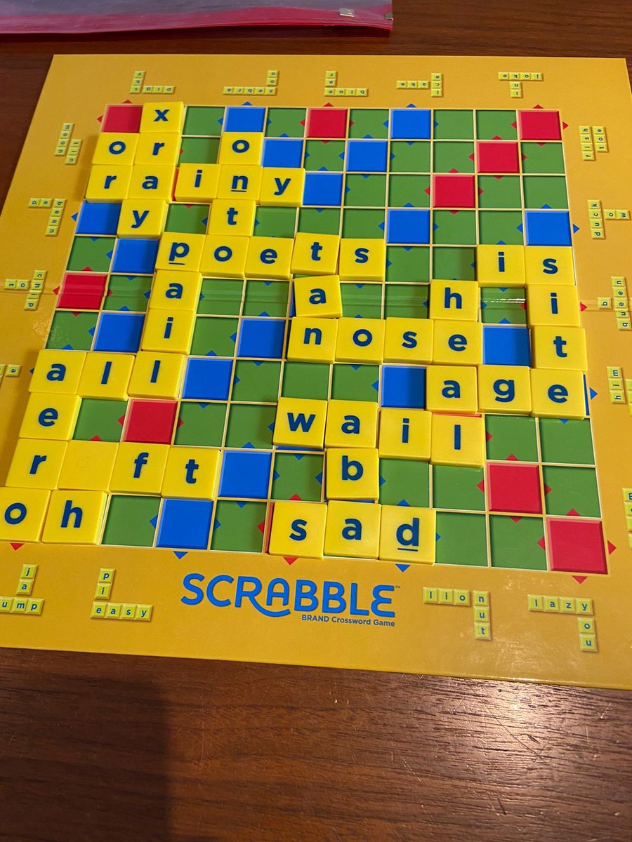 chloefitz83's tweet photo. @Year4_BGL Martha has played scrabble for English and then was learning to draw to scale with her dads work drawings for maths! https://t.co/5uMGubixst