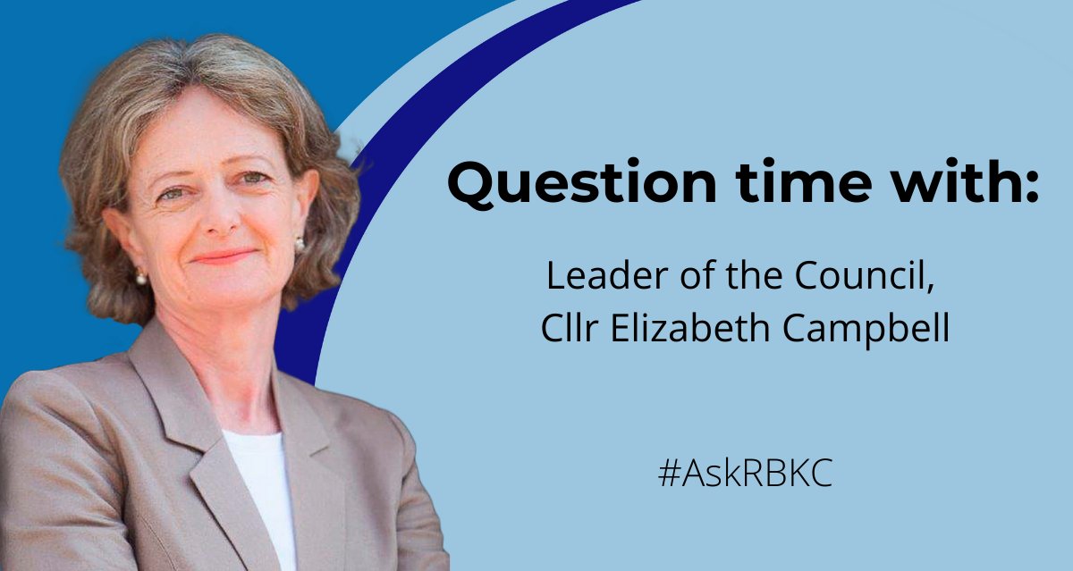 Royal Borough of Kensington and Chelsea (@rbkc) on Twitter photo Got a question about the Council's response to #Coronavirus? Let the the Leadership team know by sending us a video with your question to socialmedia@rbkc.gov.uk.
In this new video series, the Leadership team will select the most popular questions to answer on video.
(1/3) Got a question about the Council's response to #Coronavirus? Let the the Leadership team know by sending us a video with your question to socialmedia@rbkc.gov.uk.
In this new video series, the Leadership team will select the most popular questions to answer on video.
(1/3)