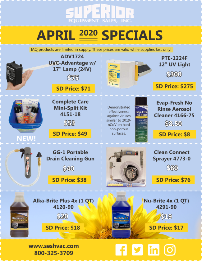 It's #AprilFoolsDay, but these savings are no joke! #hvac #IAQ #wholesaler #va conta.cc/33qMN9V