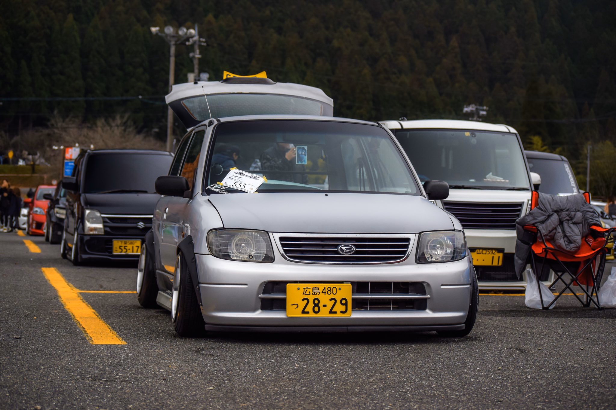 l700ミラ オーバーフェンダー