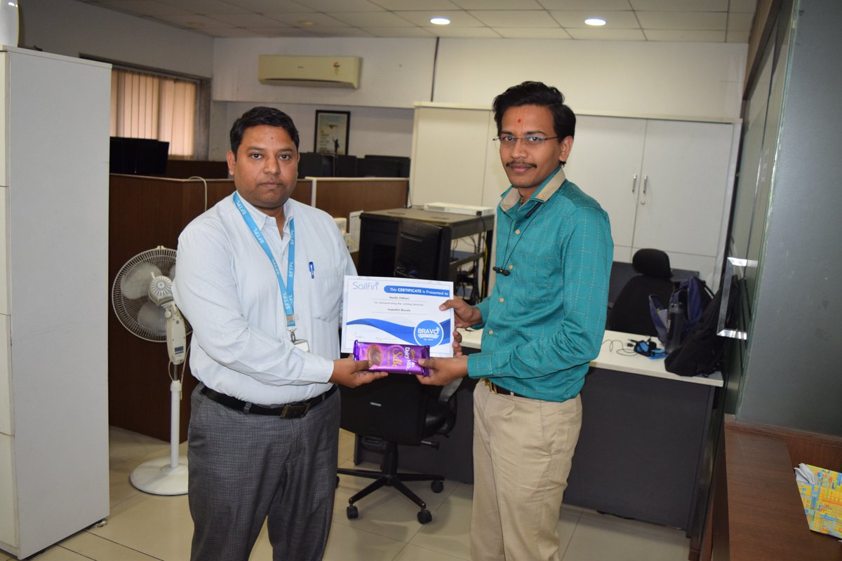 sailfintech's tweet photo. Congratulations all deserving employees for winning Bravo Spot Award.   Keep up the good work and this will surely motivate others to do well. #Winners #hardworkpaysoffs #awards #Bravospotaward #proudmoments https://t.co/SG1MeaQ6Qp