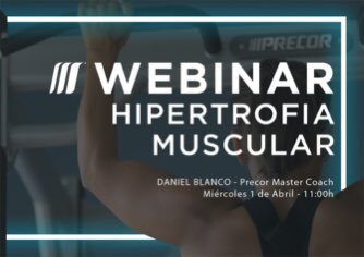 📲ONLINE | Webinar HOY a las 11:00 sobre #Hipertrofia 🏋🏻‍♂️ Organizado por <a href="/precor/">Papa Recor</a> INSCRÍBETE AQUÍ gotomeet.me/AlbertCV/webin…
