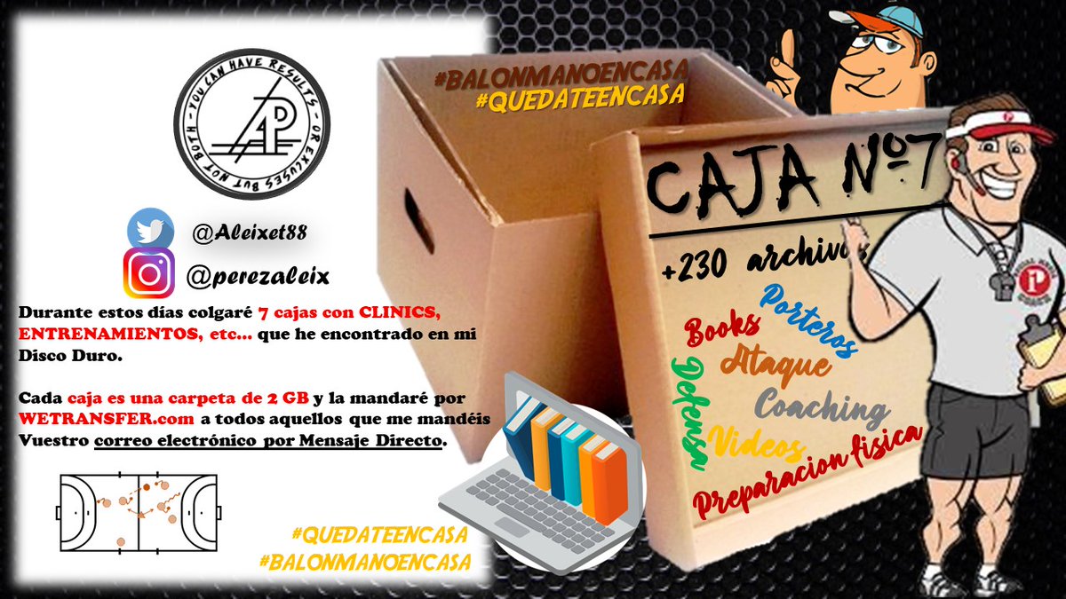 ⚠️ENLACES CAJAS 6️⃣-7️⃣
🗣️Debido a que muchos de vosotros llegasteis tarde a las primeras📦. He vuelto a subir las cajas nº6 y 7 que tienen el enlace caducadas.

Como conseguir enlaces⁉️

1️⃣Dale a♥️
2️⃣Retweet🔁
3️⃣Deja tu correo📩
4️⃣Sigue esta cuenta (@aleixet88)

➡️Max: 02/04-23h59