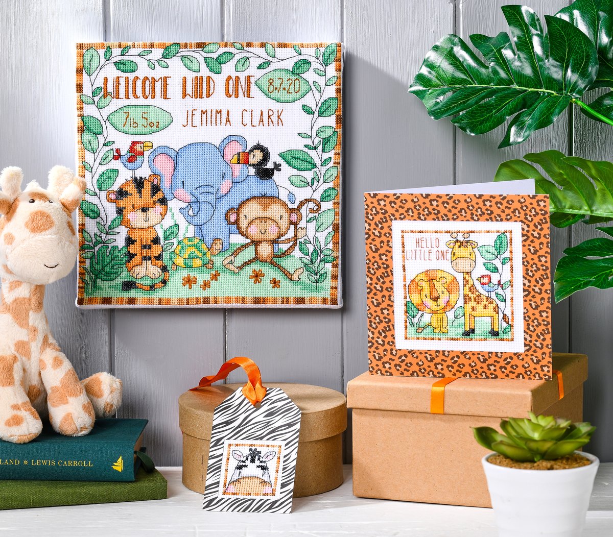 Get set for new arrivals with Durene Jones' wildly adorable baby gift set! There's a sweet sampler, cute card and fun zebra tag in the set. Find the charts inside issue 267, which you can order from magsdirect.co.uk or download in our app xx