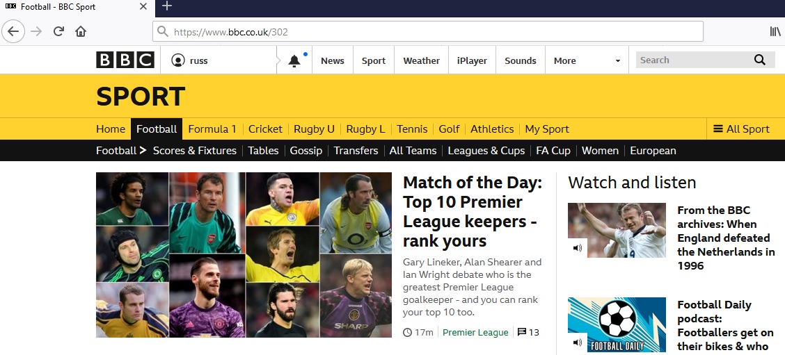 Bbc Football Tables League 1