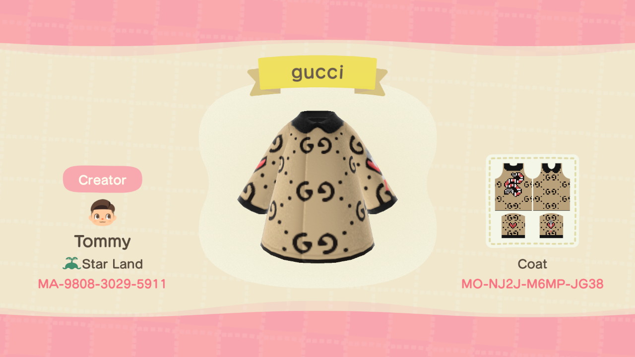 Prince On Twitter Gucci In Acnh Hehe Animalcrossing - gucci roblox clothes codes