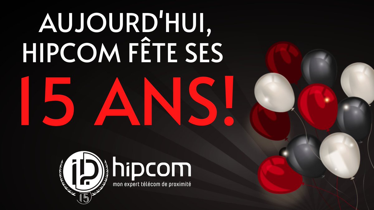 HipcomFrance's tweet image. Aujourd'hui c'est nos 15 ans!
C'est pas une blague!La preuve, y en a déjà quelques uns qui ont souhaité un #joyeuxanniversaire à Hipcom et à son plus fidèle spartiate @Guillaume en photo! Vous voulez nous le souhaiter et voir les photos? C'est juste là : lnkd.in/dgfxqir