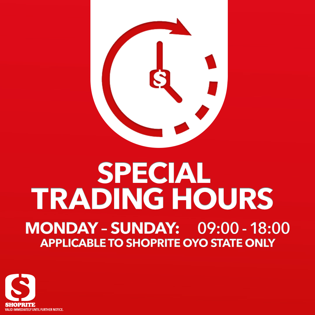 Shoprite Hours- Today, Opening, Closing, Saturday, Sunday