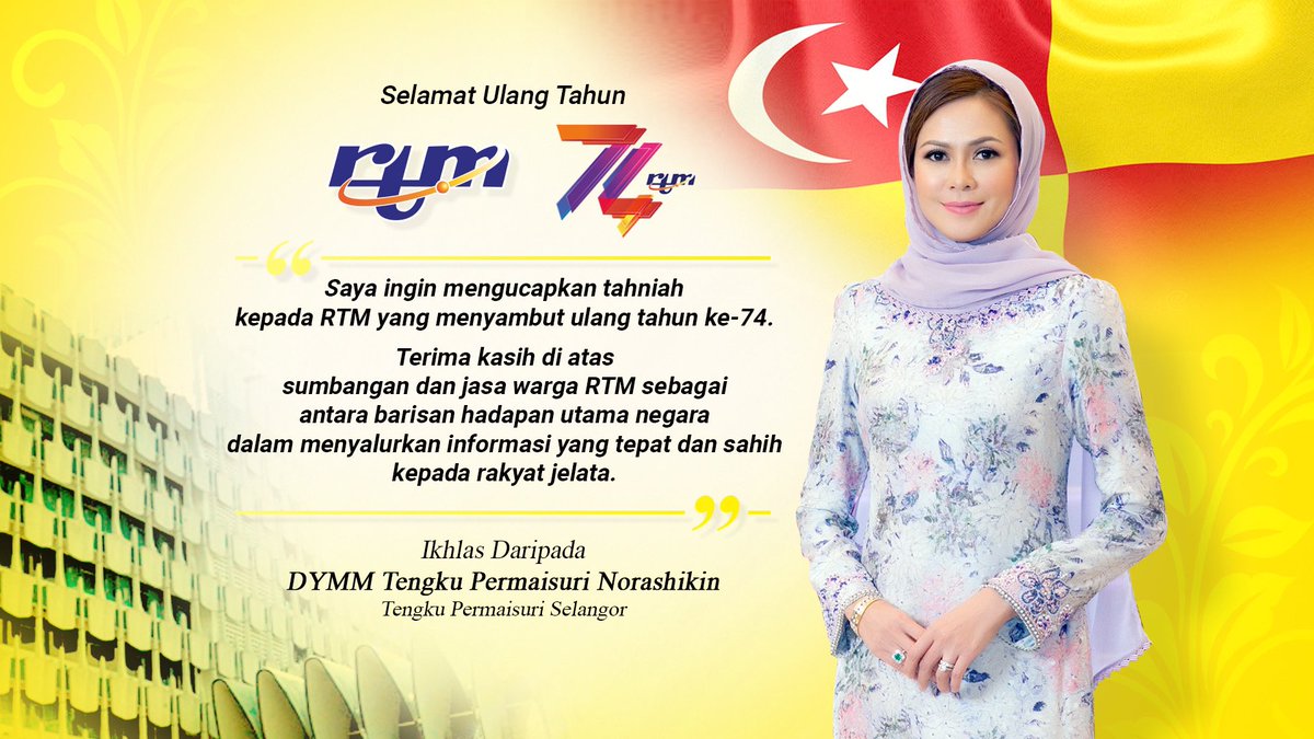 SelangorRoyal's tweet photo. #RTM24
#PenghubungGenerasi
@RTM_Malaysia https://t.co/4IED9tEd9S