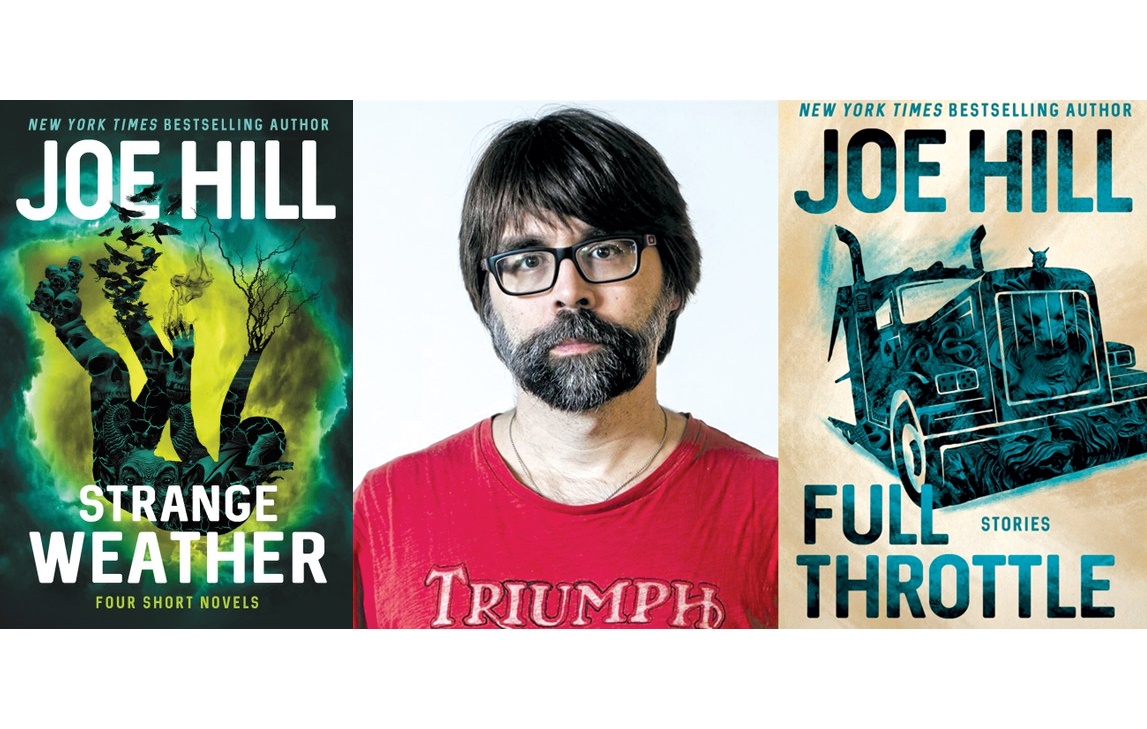 Am heutigen Tag haben wir tolle News für euch: 
Bestsellerautor JOE HILL wird bei Festa in der Must Read-Reihe erscheinen. 

Wir starten mit seinen beiden letzten Büchern. Auf dem Bild seht ihr die Originalcover.