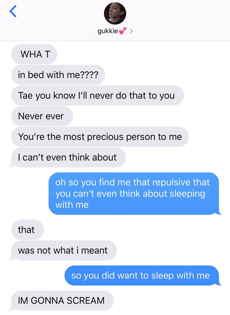  #taekook April Fool Pranks au — aboverseTaehyung decides to prank his bestfriend Jeongguk telling him that he’s gonna have his baby. Taehyung makes up a story hoping Jeongguk would believe it but Jeongguk’s reaction after that is not at all what he expected.