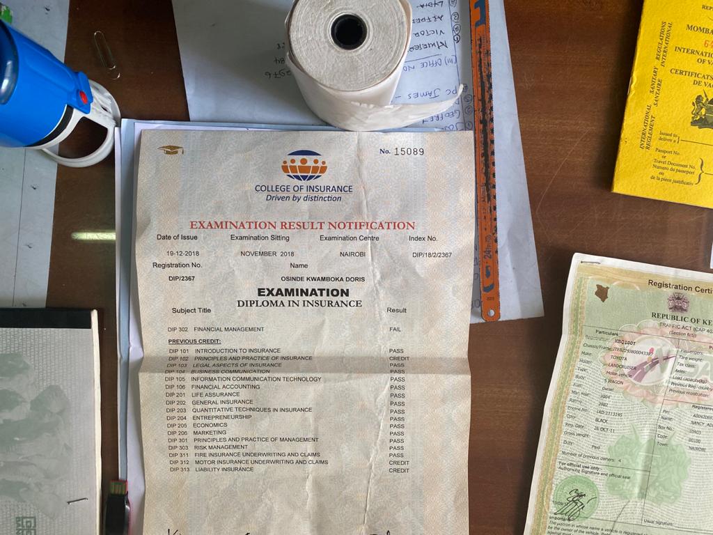 DCI KENYA on Twitter "Several suspected documents including