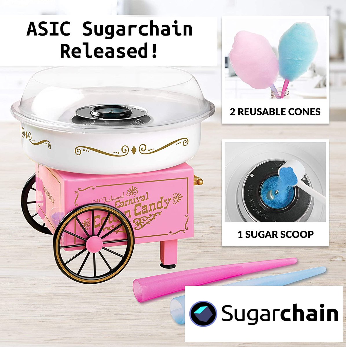 sugarchain_dev's tweet photo. ASIC is out! CPU only mining is OVERRRRRRRR! 😈
#ASIC #Bitcoin #Sugarchain https://t.co/fgAKrY7cEk