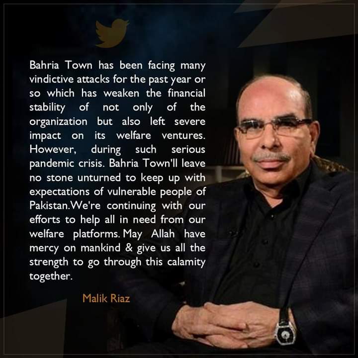 pak_gulfstar's tweet photo. We Stand By You With All Our Might!
Chairman Bahria Town, Malik Riaz Hussain.

GULF STAR ENTERPRISES

'We Provide Best Real Estate Services
in Bahria Town Karachi"

For info, Call: UAN-031 111 222 33

#MalikRiazHussain #ChairmanBahriaTown #BahriaTownKarachi #GulfStarEnterprises https://t.co/OHsUMFKF8z