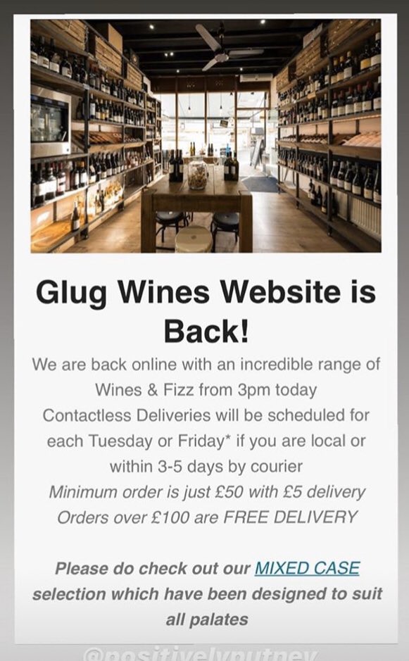 Our website is back up and running with wines for every palate including great mixed cases! #freedelivery to SW13,14&amp;15 otherwise £5 nationwide