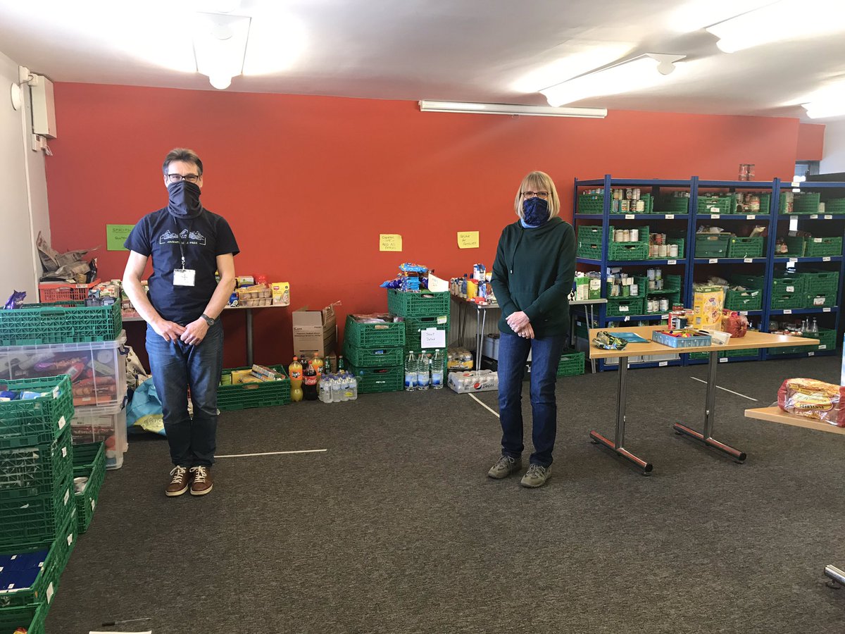 Foodbank1066's tweet photo. At #foodbank we see some of the most desperate + vulnerable people in #hastings + we also see some of the greatest kindness + generosity.
So many of you have helped us to keep going over this last couple of weeks + we are determined to stay open however long this lasts. (1/3) https://t.co/gTNa1pfo5F