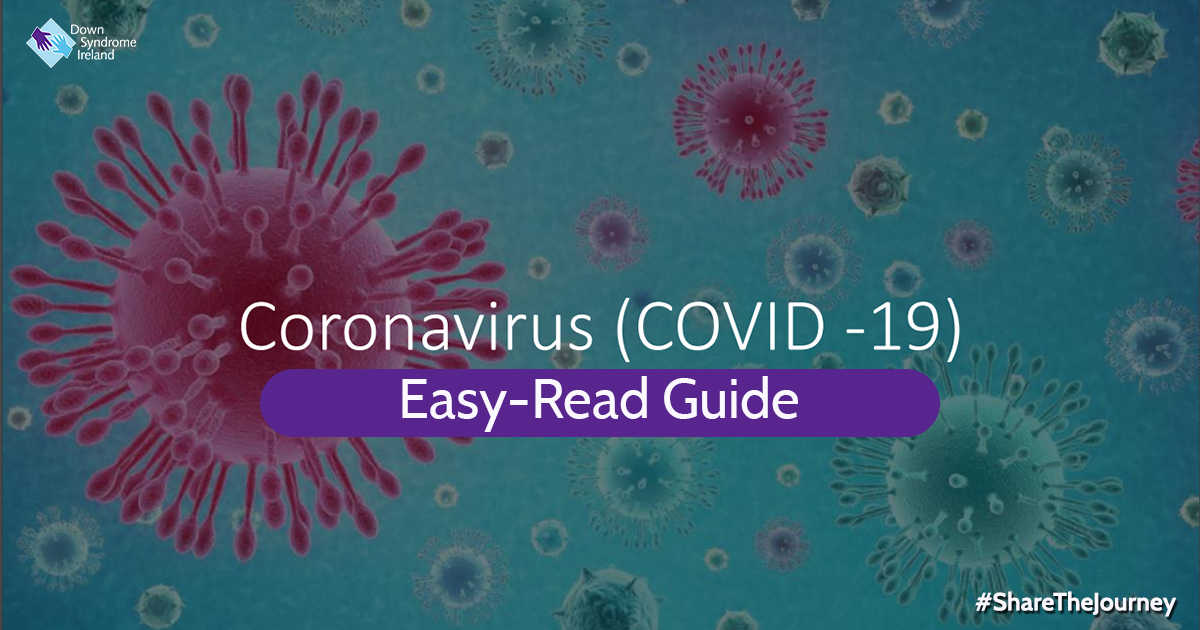 DownSyndromeIRL's tweet photo. CORONAVIRUS RESOURCE

We have developed an easy-read guide to help adults with #DownSyndrome understand the #coronavirus it includes links to videos &amp; a guide to washing hands - Get the resource here: https://t.co/mxF5B2me4D

#ShareTheJourney #FlattenTheCurve #COVID19ireland https://t.co/alc6eBL5Lt