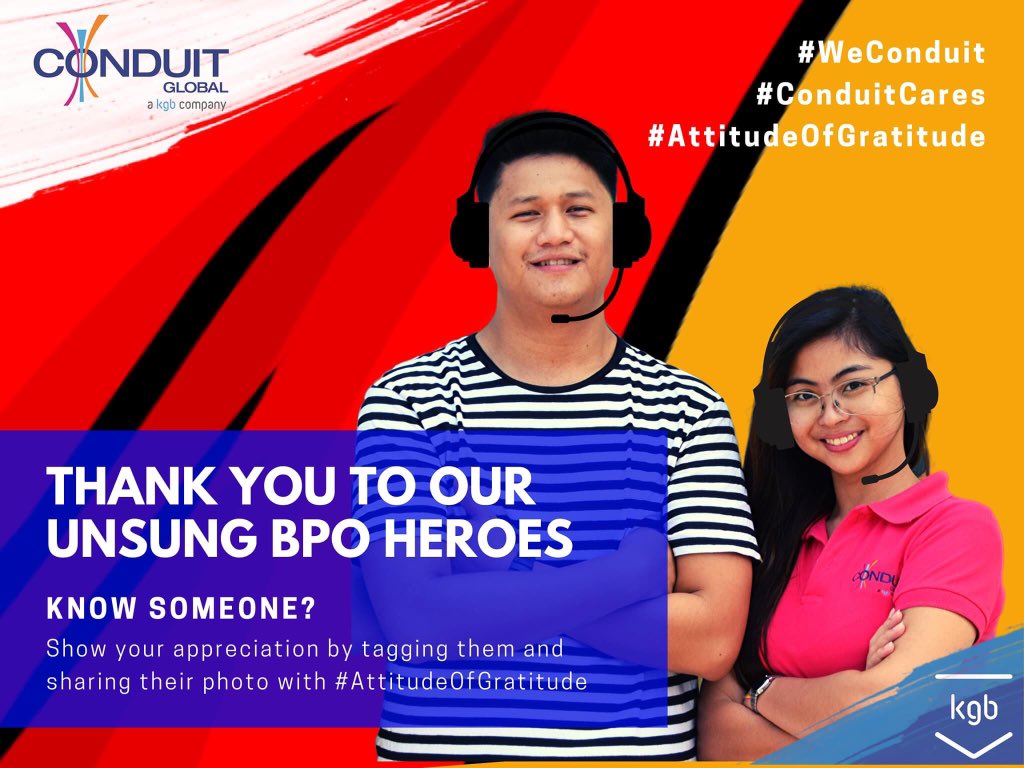 Conduit Global PH on Twitter "Let's show our appreciation to our