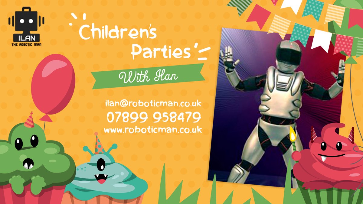 IlanRoboticman's tweet image. There should some fun and thrilled in #childrensparty. We will bring that that missing element in the #party with my #roboticdance. 
Contact me for availability through roboticman.co.uk or call at 07899 958479.
#IlantheRoboticMan #uk #dancer #fun #robots  #entertainer
