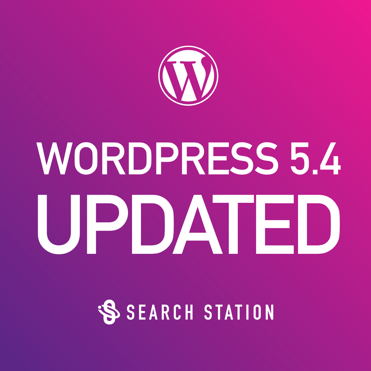 SearchStationUK's tweet photo. Our teams might be on lockdown but that doesn't stop us!

Yesterday, WordPress version 5.4 was released and by 3 am this morning over 100 sites we manage had been successfully updated to the latest version.

In the words of @James_Buckley -
"WordPress 5.4 - completed it mate" https://t.co/cAZ2EXIgY9