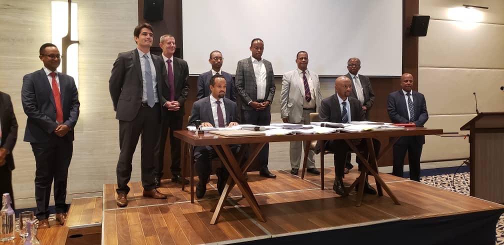 EthiopiaTmgo's tweet image. On the 31st of March 2020, #TMGO 1 of z first independent energy company in 🇪🇹 signed Power Purchase &amp;amp; Implementation Agreement with Ethiopian Electric Power, Ministries of Finance &amp;amp; Water, Irrigation &amp;amp; Electricity at the Hyatt Regency here in Addis Ababa, #Ethiopia.
#cleanenergy