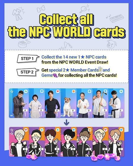 BTSW_Indo's tweet photo. ✨Koleksi Card NPC WORLD! Koleksi Semuanya!✨
🔗https://t.co/1AWrkftVyH
Selamat datang di NPC WORLD! Ini adalah tempat dimana NPC adalah KARAKTER UTAMA dari BTS WORLD!
- NPC WORLD Draw Event!✨
- NPC WORLD 1★ Card Collection!✨
#BTSWORLD #Jadi #NPCWORLD https://t.co/1X1k9eqT9t