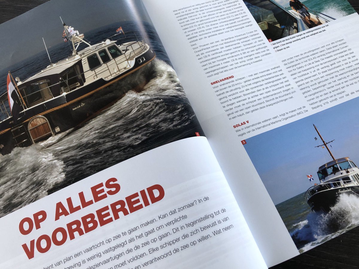 OceanPeople's tweet photo. ‘Op alles voorbereid’ Artikel door OceanPeople over #veiligheidsuitrusting in de nieuwste #Motorboot https://t.co/jk2wJBY2CC