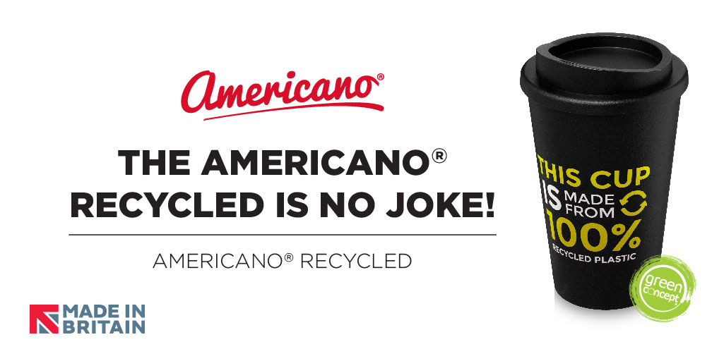 It’s no April’s Fool, the Americano® Recycled really is made from 100% recycled material!

For more information follow the link below:
ow.ly/aOU650z0NUx