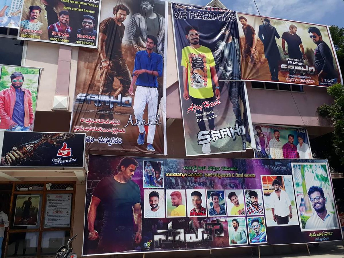 JammiKunta Karimnagar DistrictNimpesaru  #Saaho  #Prabhas  #SaahoCelebrations  #NizamRebels