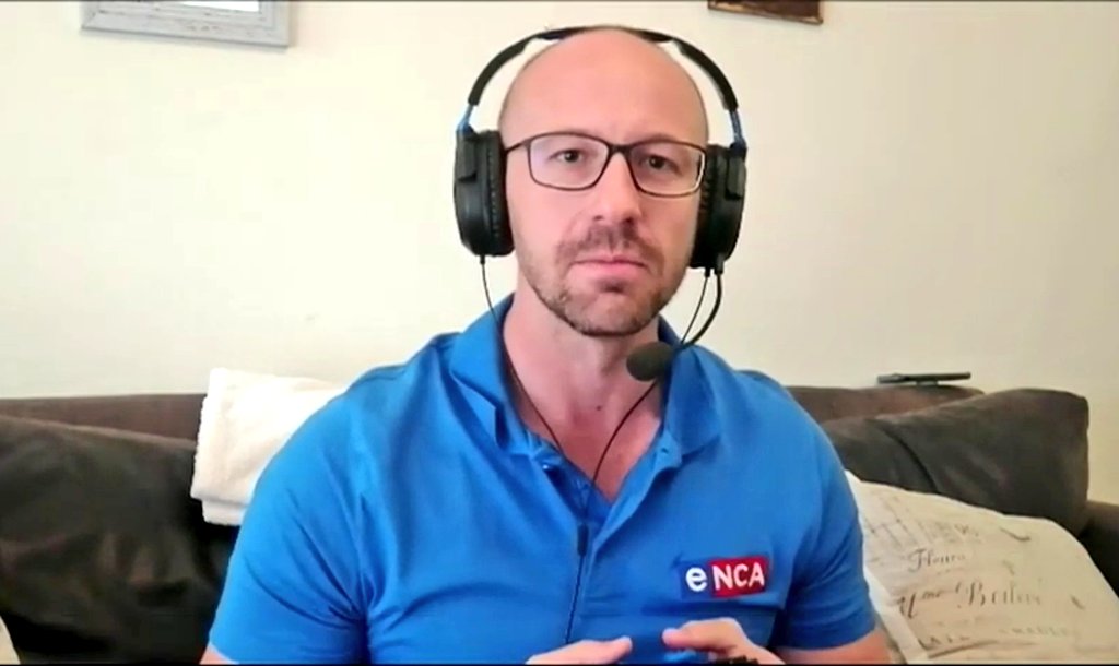 TheMikeAppel's tweet photo. [WATCH] The national #Covid_19SA #lockDownSouthAfrica has some unintended, and perhaps fortuitous consequences, if you're a gaming enthusiast. I spoke to @jacosauer &amp; @Shezie_B from @BattleBrosZA about eSports.
👇🏼@eNCA 
CLICK 
https://t.co/ZVvEe0ywGA https://t.co/o6v2zjp9pn