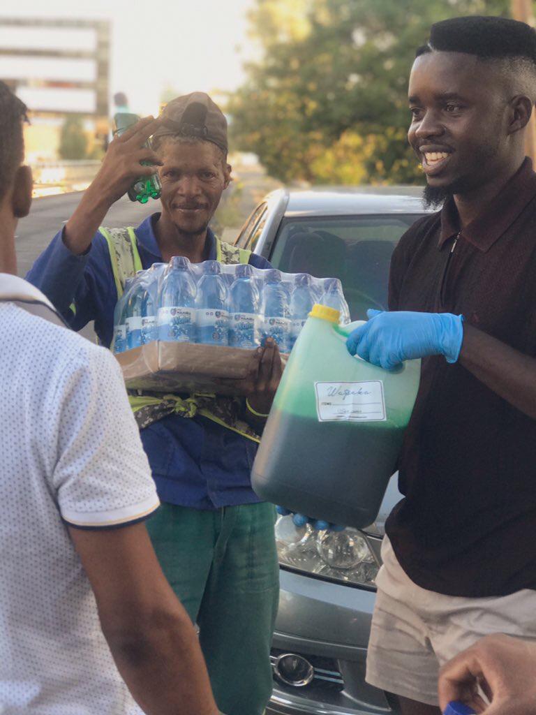 NewEraNewspaper's tweet photo. Young entrepreneur collects water and soap for less privileged https://t.co/1uOyv0qaON https://t.co/BZPb20OYfP
