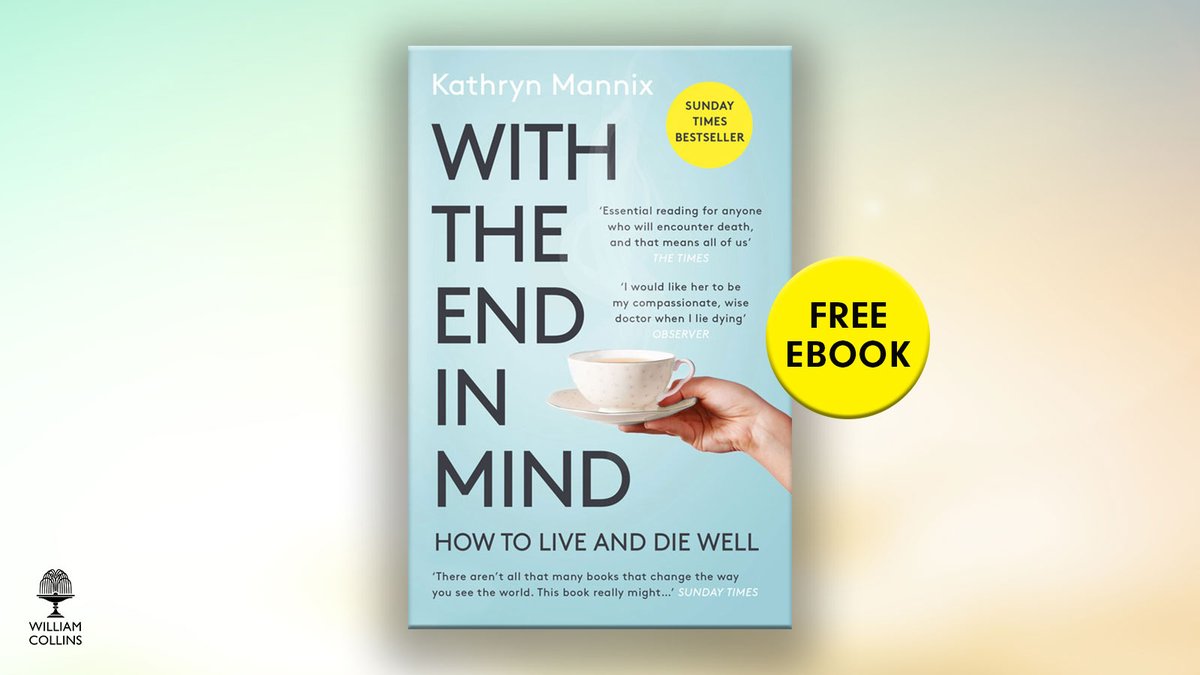 It would be so useful if people who found  #WithTheEndInMind helpful in supporting family conversations would re-tweet this link to a 7-day free download thanks to  @WmCollinsBooks  http://ow.ly/ZiqP50z1awK Tell us your story if you wish, to encourage others to  #havetheconversation