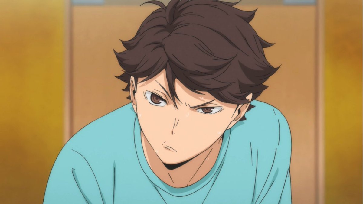 and he basically told ushijima to fuck off. LOL. this worthless pride that "kept him' from going to nationals is what makes him such a complex character. you'd think someone like him would want victory above all else, but in reality, he wants to win HIS way. HIS way, or no way.