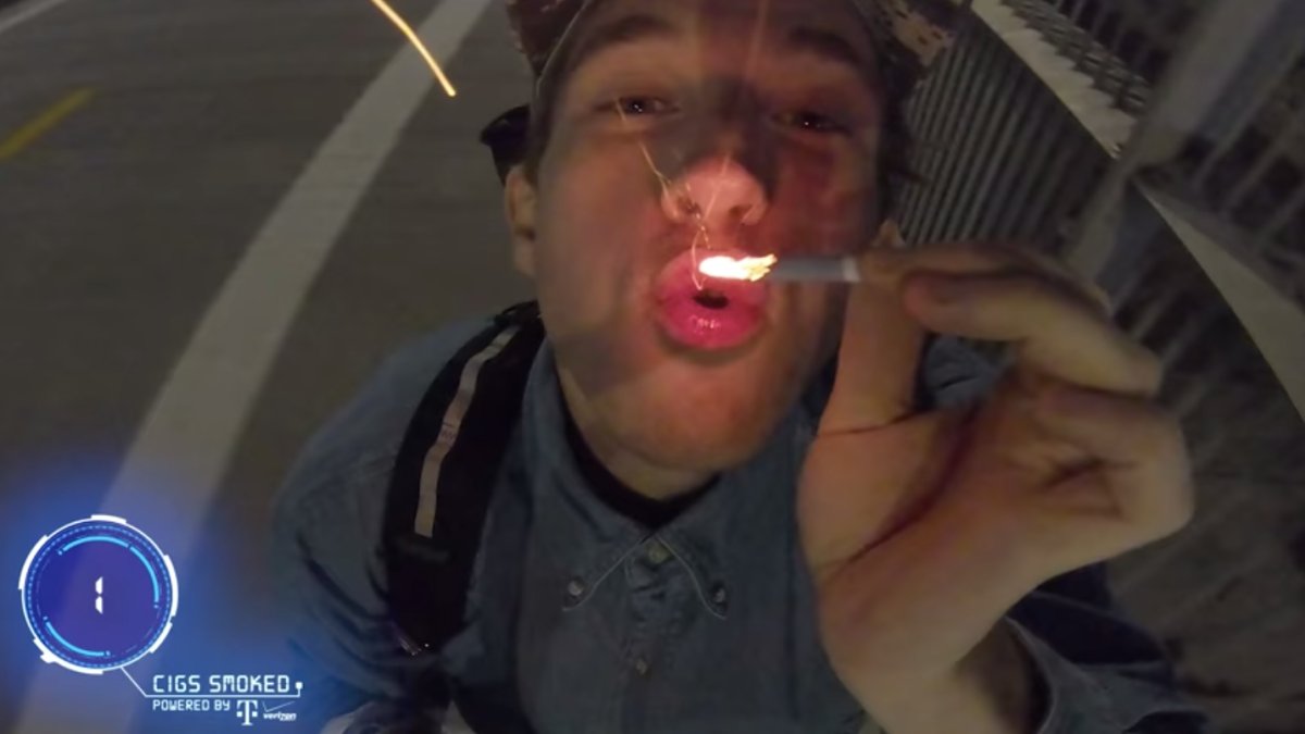 smoking 5 cigarettes at once Conner O'Malley's latest missive has him smoking 500 cigarettes to 