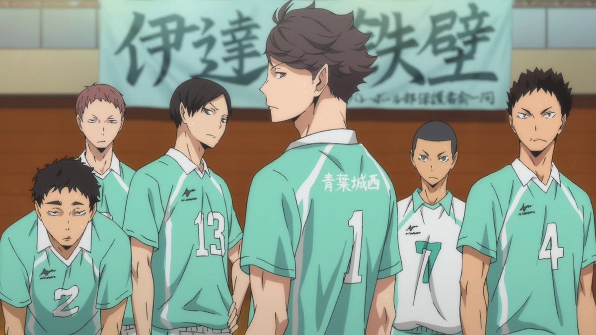 SEIJOH IS OIKAWA'S PRIDE AND JOY. HE PLAYED ON THE TEAM FOR 3 YEARS AND EVEN HAD THE PRIVILEGE OF LEADING IT. HE TRULY LOVES HIS TEAM. EVEN THROUGH LOSSES, EVEN THROUGH ARGUMENTS, EVEN THROUGH THE TOUGHEST OF TIMES. THESE RELATIONSHIPS MATTER MORE TO HIM THAN ANY TRIVIAL VICTORY