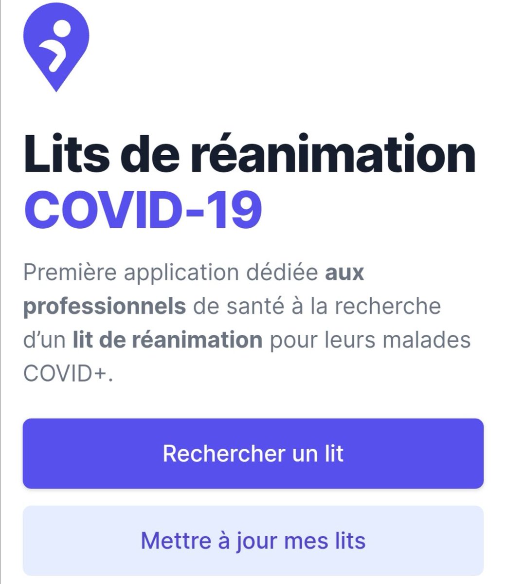 Mieux gérer les lits de réanimation c'est le rôle de l'application <a href="/CovidMoiUnLit/">covid-moi-un-lit.com</a> créée par deux médecins de #besancon on en parle aujourd'hui sur #RCFBesancon <a href="/RcfJura/">RCF Jura</a> avec Vincent Bailly l'un des créateurs ! #COVID19