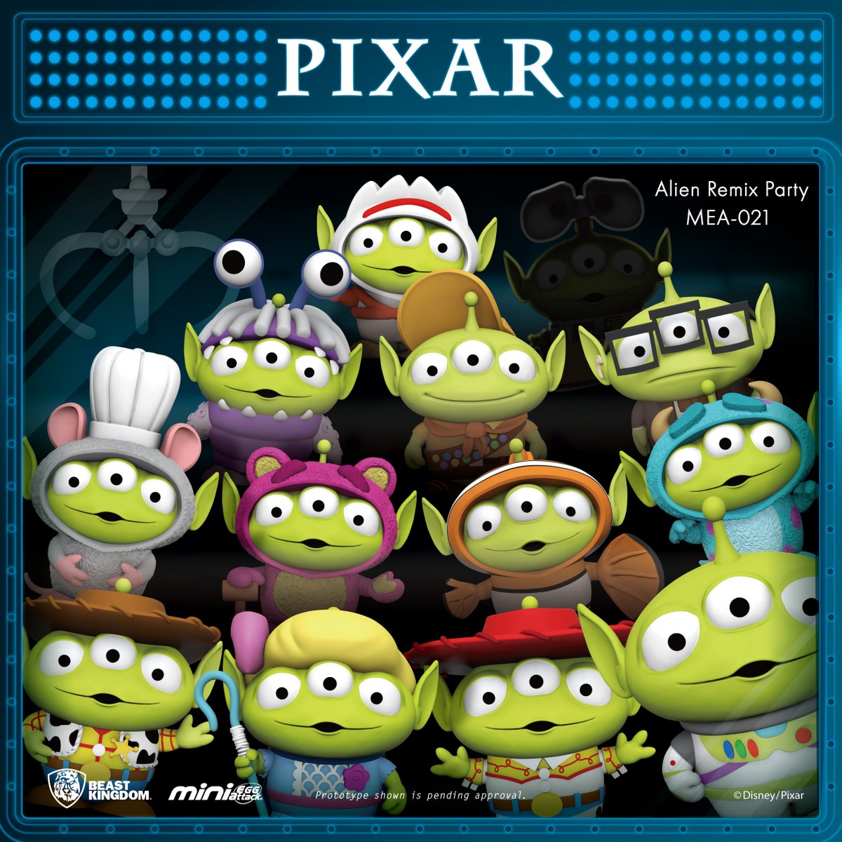 beast_kingdom's tweet photo. 🦁New Product Pre-Order🦁
MEA-021 Alien Remix Party
@beast_kingdom
More details:https://t.co/Fe1EjOMnDi
#BeastKingdom #mea
#minieggattack #Disney #Pixar #Alien
#bopeep #jessie #buzz #lotso #forky #nemo #sulley #boo #woody #carl #russell #remy https://t.co/QSzqAX70FY