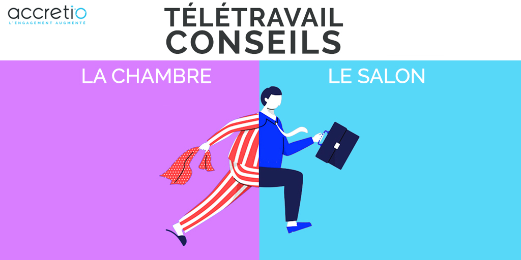 Accretio_dw's tweet photo. Quelques #conseils pour réussir vos missions en #télétravail:
Aménagez-vous un espace dédié au travail..
Et le matin, préparez-vous comme si vous partiez au travail
.
#COVIDー19 #ConfinementJour16 #StayHomeSaveLives #RestezChezVous https://t.co/hh8TkxyWMe